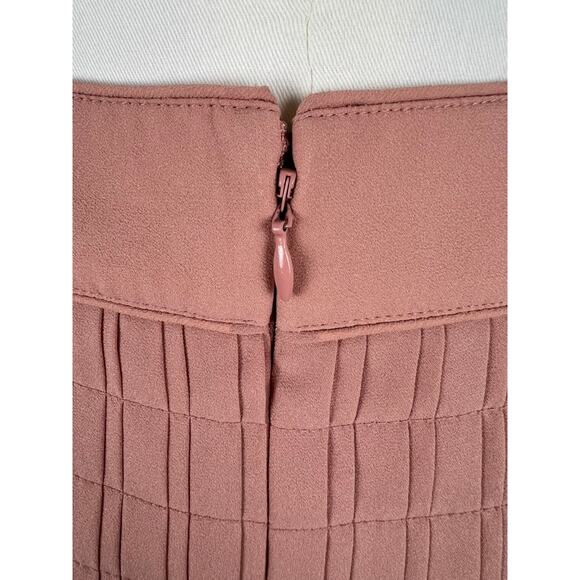 J. CREW Dusty Mauve Micro Pleated Skirt (Woman's Size: 8) - Picture 7 of 12